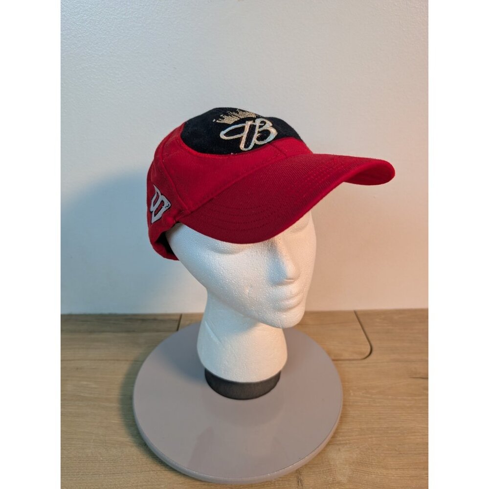 Dale Earnhardt Jr #8 Budweiser Black & Red Hat  NASCAR  Signature Hook Loop